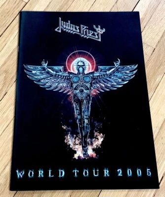 Libro del programa de conciertos Judas Priest World Tour 2005 edición Japón - se envía a EE. UU. Foto 1 de 4