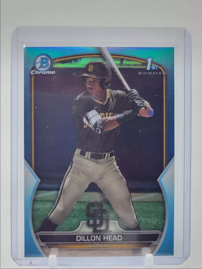 DILLON HEAD 2023 BOWMAN CHROME DRAFT 1ST SKY BLUE REFRACTOR Q1413