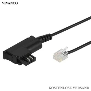 VIVANCO Hochwertiges DSL Splitter Anschlusskabel, kompatibel mit DSL Splitter - Afbeelding 1 van 2