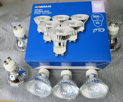Halogen Spotlight Bulbs GU10 6 Pack Dimmable  300 lumens warm white - Image 1 of 4