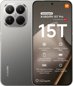 Xiaomi 15T Pro 1TB Gray - Bild 1 von 1