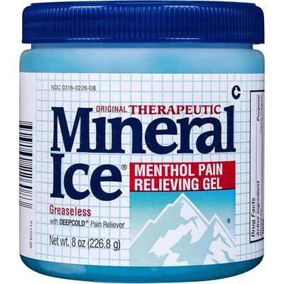 Mineral Ice Therapeutic Pain Relieving Gel, 8 Ounce Jar - Image 1 of 4