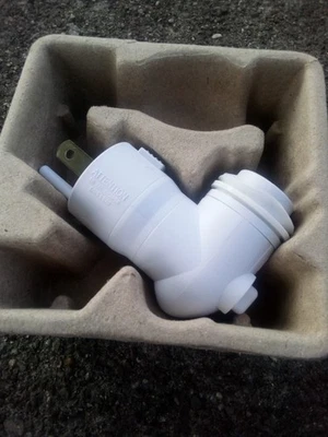 Aquecedor de cera plug-in Scentsy Sweetie Pie tenente azul bolinhas portátil - Imagem 1 de 2