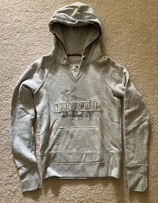 Abercrombie hoodie grey large kids - Image 1 of 2