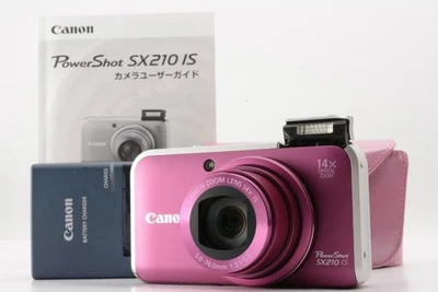 [Mint+] Canon PowerShot SX210 IS Purple Digital Camera +Charger From Japan - Image 1 of 4