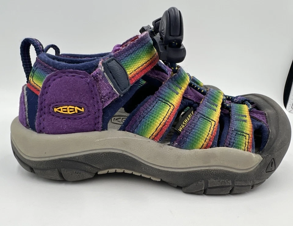 Keen Newport H2 凉鞋 彩虹 防水 儿童鞋 TODDLER 尺码 8 凉鞋 — 第 1/4 张图片