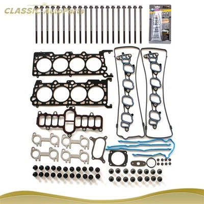 Juego de tornillos de junta de culata para Ford Expedition F-150 4,6 L 2001-2002 Foto 1 de 4