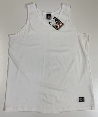 Camiseta sin mangas vintage de los Juegos Olímpicos de Estados Unidos nueva con etiquetas talla XL JCPenney en blanco playa básica años 90 Foto 1 de 4