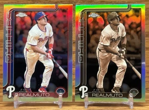 JT REALMUTO Sepia + Refractor LOT | 2025 Topps Chrome Philadelphia PHILLIES #2 - Picture 1 of 2