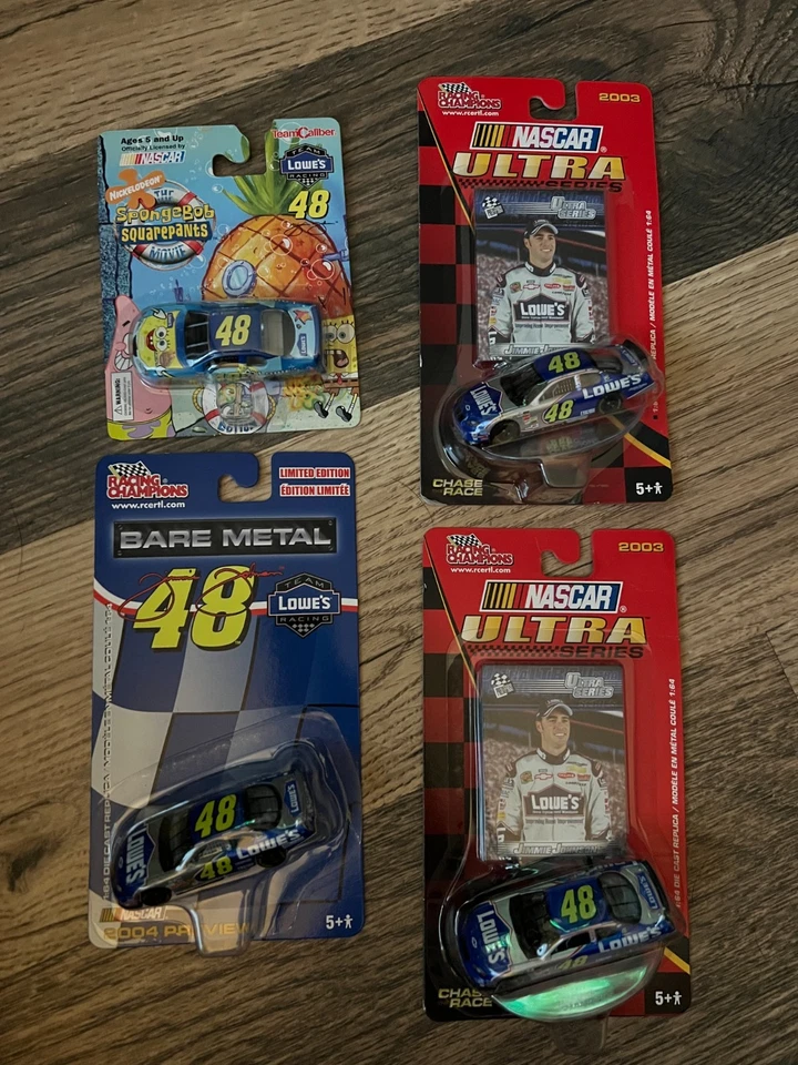 Mix lot - Early Jimmie Johnson Diecast -SpongeBob Bare Metal Ultra - NIP - Image 1 of 1