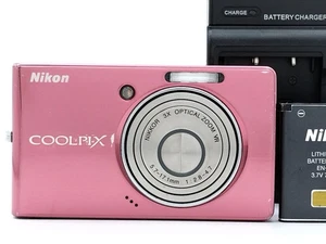 Nikon COOLPIX S510 Raspberry Red 8.1 MP 3x Compact Digital Camera from Japan - Picture 1 of 14