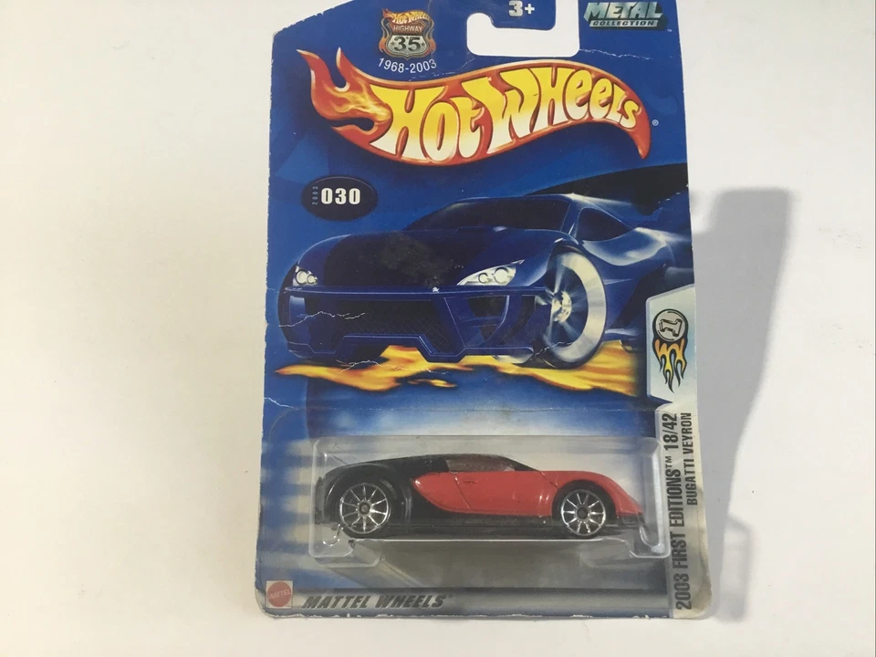 Hot Wheels - Bugatti Veyron 2003 First Editions TM 18/42 - 030- Metal Collection - Image 1 of 4