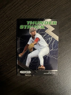 2022 Panini Prizm Draft Picks - Thunderstruck Jacob Miller #TH-JM (RC) - Image 1 of 4