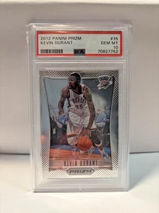 Kevin Durant 2012 Panini Prizm Card #35 PSA 10 1st Year Prizm - Picture 1 of 2