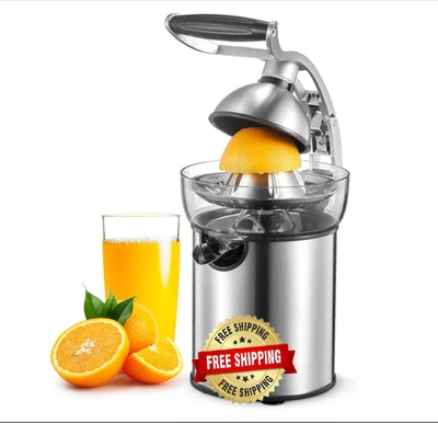 Exprimidor de limones naranja citricos portátil de acero inoxidable con tapa 全新 — 第 1/4 张图片