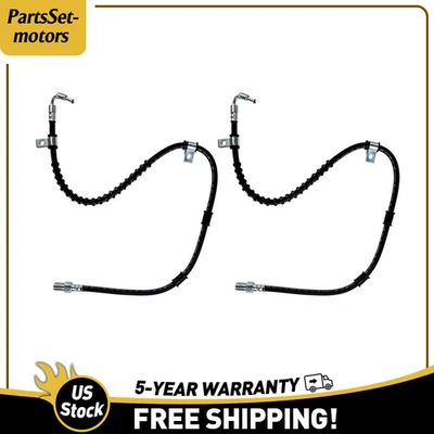 2x Brake Hose Line Front For 2004 2005 2006 2007 2008 Ford F750 6.0L - Image 1 of 3