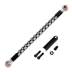 Round Black Gear Shift Linkage Shift Levers For Harley Touring Softail Dyna - Picture 1 of 8