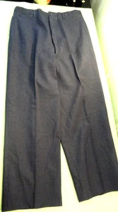 1949 USAF AIR FORCE UNIFORM TROUSERS PANTS WOOL SERGE BLUE 84 18 OZ 36X35 - Picture 1 of 13