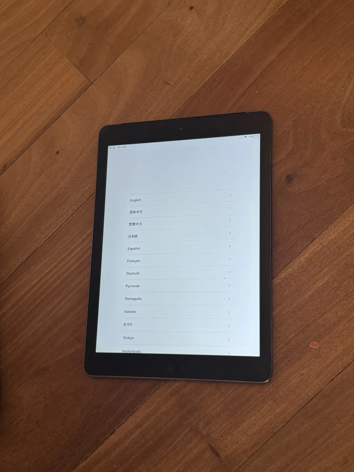 Apple iPad Air 1 WiFi + Cellular 16GB Space Grau A1475 Spender Display Ok LESEN - Bild 1 von 2