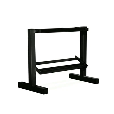 24 in. Soporte para mancuernas de dos niveles, negro Foto 1 de 4