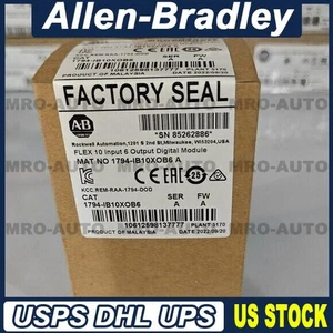 New Factory Sealed AB 1794-IB10XOB6 SER A Flex I/O Digital Combination Module - Picture 1 of 3