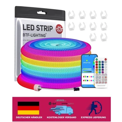 WS2811 RGB Neon LED Tube Kit 5M - 360 Grad,  , Bluetooth Steuerung - Bild 1 von 2