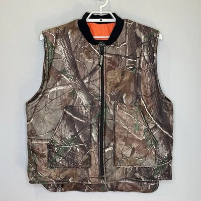 Red Head Vest Camo Reversible Bone Dry Mens XL Realtree AP Thinsulate Waterproof - Image 1 of 4