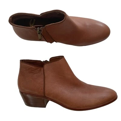 Botines Sam Edelman para mujer talla 10 de cuero marrón tacón pequeño Foto 1 de 4