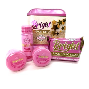Nathina Nathiña Bright Face Kit (Soap, Toner, Whitening Cream, Sunblock Gel) - Picture 1 of 7