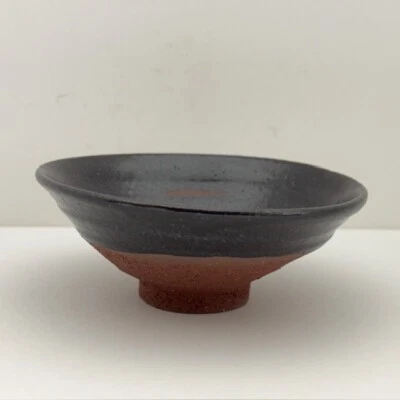 Ceremonia del Té Japonés Estilo Tenmoku Chawan Tazón de Té Sensyu Ware Chado Sado Foto 1 de 4