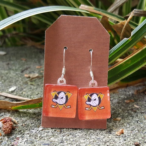 Anaheim Ducks Earrings NHL Ducks Mighty Ducks of Anaheim Jewelry Gibson Getzlaf Cover