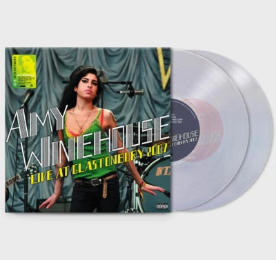 AMY WINEHOUSE LIVE AT GLASTONBURY 2007 VINYL NEW! LIMITED CLEAR LP REHAB VALERIE Foto 1 de 3