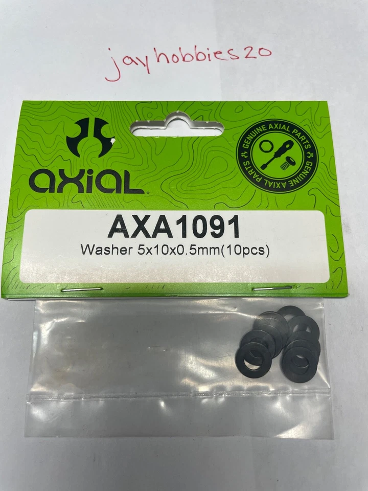 Lavadora Wraith 10 PIEZAS 5x10x.5 negra axial AX1091 Foto 1 de 1