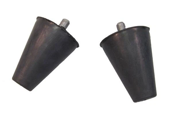 Parachoques de goma para Cadillac 1939-1955 para resorte delantero con placas integrales y pernos Foto 1 de 1