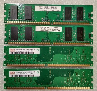 2x512MB + 2x256MB PC2-4200 (DDR2-533) DDR2 RAM 533 MHz Apple Mac G5 - Image 1 of 4