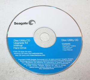 Seagate Disc Utility Upgrade Kit Internal Hard Drive CD (2006) Disc Only - Picture 1 of 1