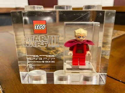 LEGO TT JUEGOS TROFEO LADRILLO EMPERADOR PALPATINE STAR WARS III SDCC ¡MUY RARO! Foto 1 de 2