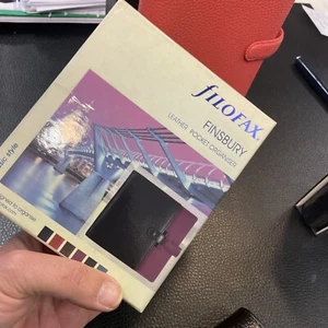 Filofax Pocket Finsbury black (vintage model in perfect condition - Picture 1 of 3