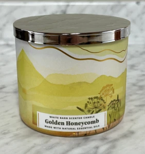 Bath & Body Works Candle 3-Wick Golden Honeycomb 14.5 oz - Picture 1 of 3