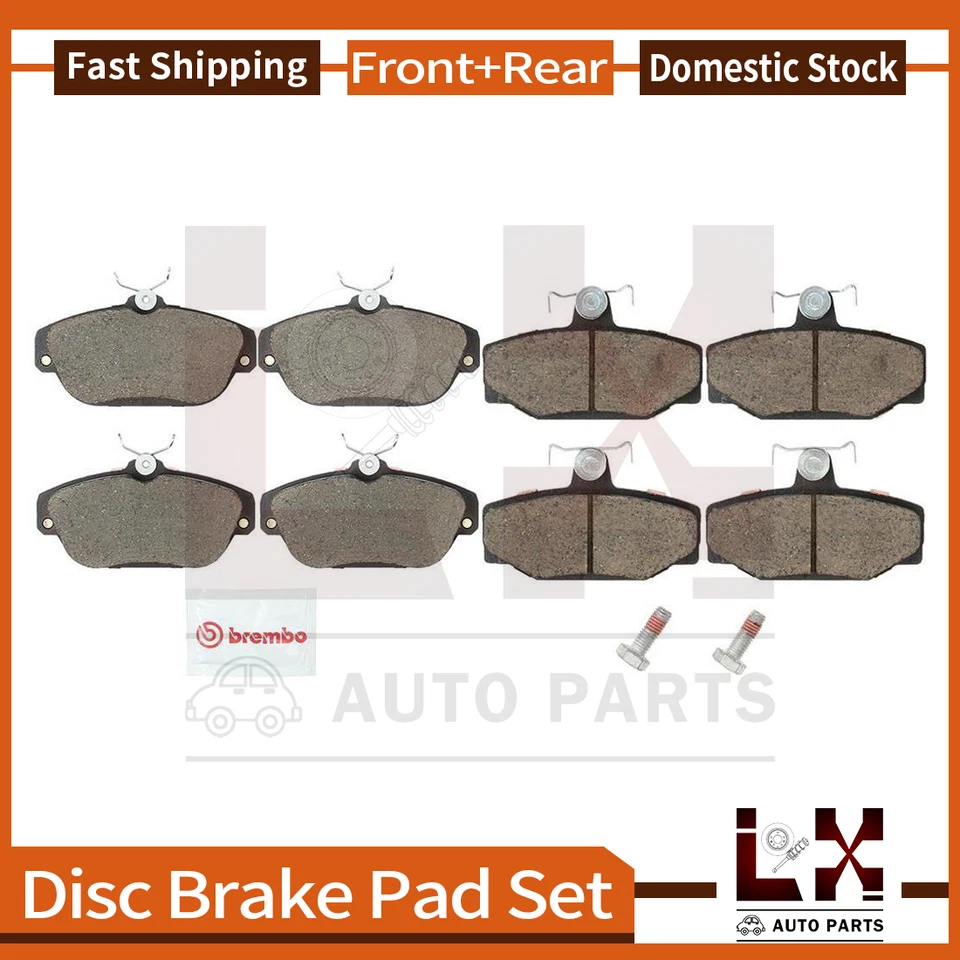 Juego de pastillas de freno delanteras y traseras Brembo cerámicas para Volvo 960 1995-1997 Foto 1 de 4