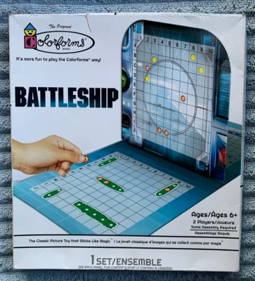 Colorforms BATTLESHIP Hasbro Board Game Limited Edition 2021 - Image 1 of 2