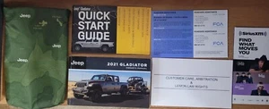 2021 JEEP GLADIATOR Owners Manual Rubicon WILLYS Sport +Jeep Case COMPLETE - Picture 1 of 1