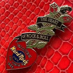 LAS VEGAS US🎸Hard Rock CAFE®HRH PIN✅1999 Valentine's Day Heart of Rock-n-Roll🎗 - Picture 1 of 2