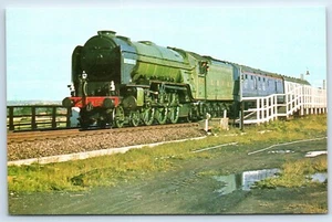 Postcard Railway Locomotive 4-6-2 No. 532 Blue Peter A2 Steam LNER - Picture 1 of 2