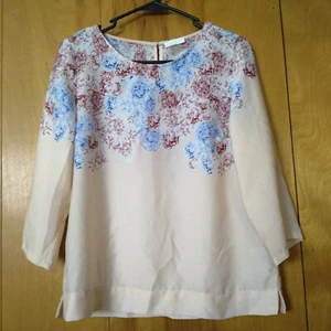Dalia Women's Small 3/4 Sleeve Floral Lightweight Pullover Flowy Blouse - Picture 1 of 4