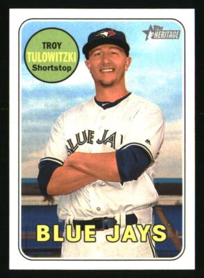Troy Tulowitzki 2018 Topps Heritage #98 BASEBALL Card - Image 1 of 2