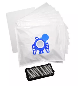 20 Staubsaugerbeutel 3lag Motorfilter + Hepafilter geeignet Miele S 8340 EcoLine - Bild 1 von 7