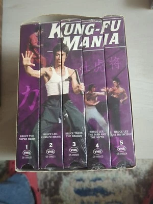 Vhs Collection. Kung-Fu Mania. 4 Pack Series Factory Sealed 1 Tape Opened - Image 1 of 4