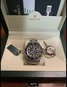 Rolex Sea-Dweller Deepsea 44mm Black Ceramic Watch Steel 116660~ BOX & PAPERS - Picture 1 of 3