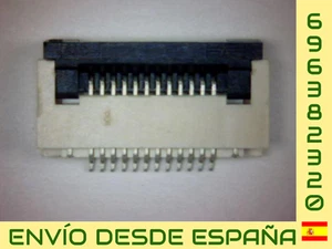 CONECTOR FFC 12 PINES PASO DE 0.5mm SMD TIPO FLIP CONTACTO ABAJO NUEVO NEW - Picture 1 of 2